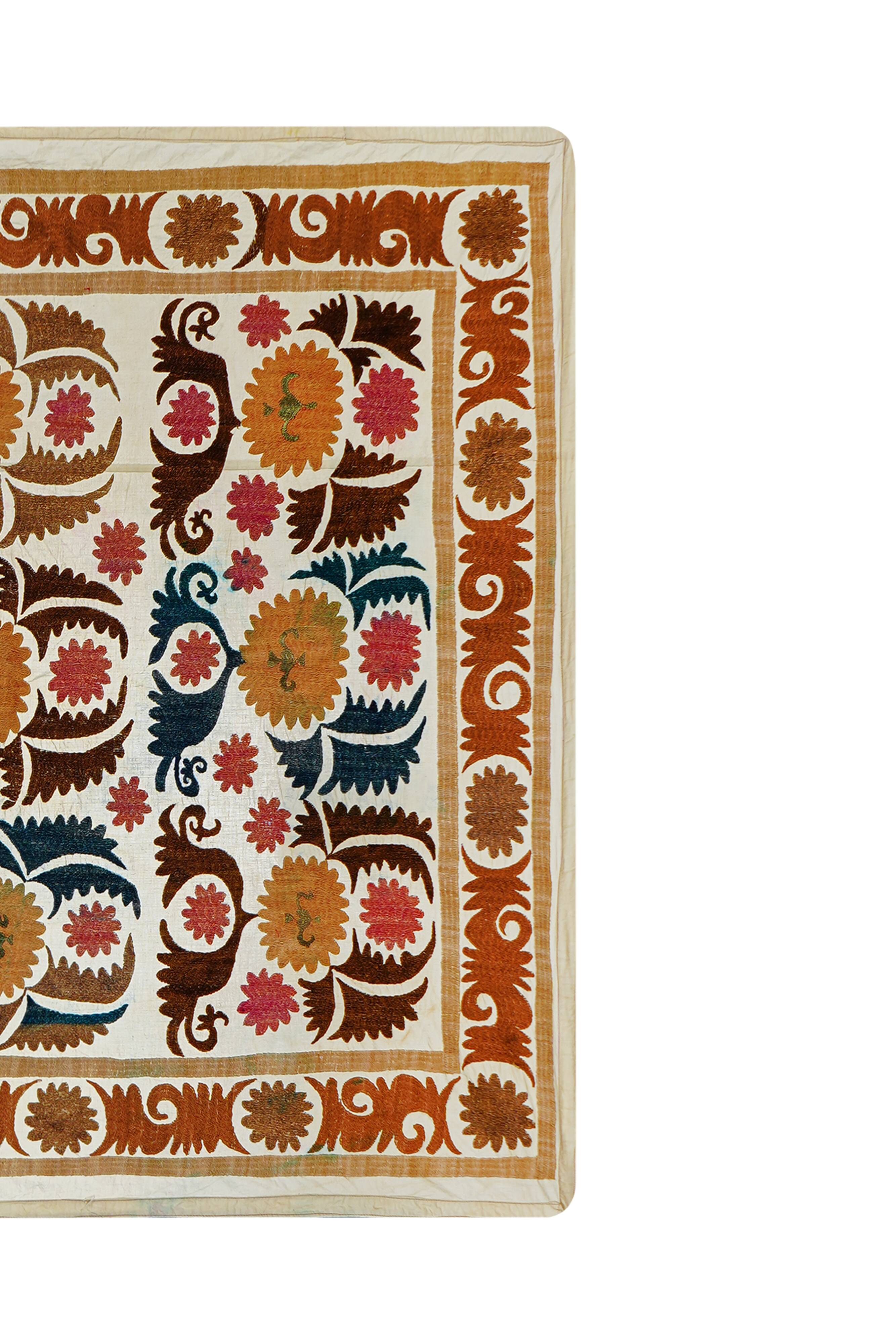 Vintage Turkish hand-knotted rug 112x126 cm