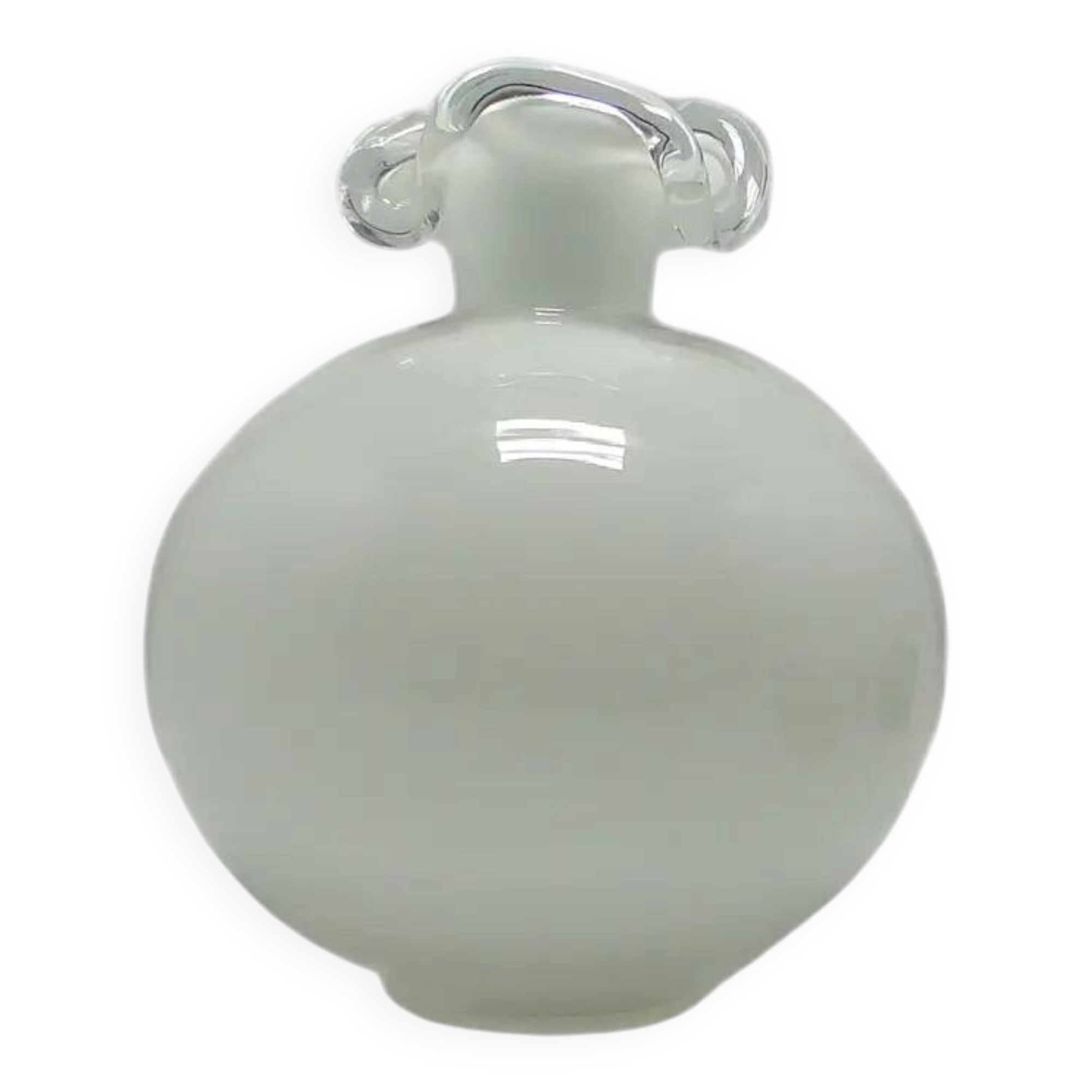 Vase, mid-century modern, glass, Poland, 1970s