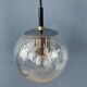 Small vintage bubble glass pendant Raak