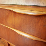 Vintage Scandinavian secretary in teak