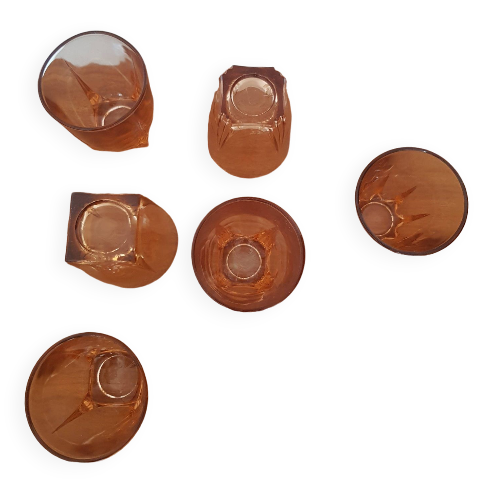 Set of 6 water glasses