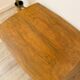 Solid wood coffee table, splayed legs - 1960s