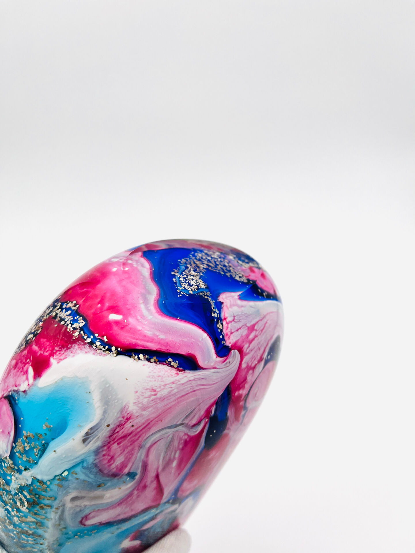 Oball Murano Vase - Sommerso - 24k Gold - Labeled - H30cm/3.4kg