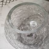 Transparent crackled phosphor