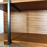 60' wall-mounted bookcase shelf