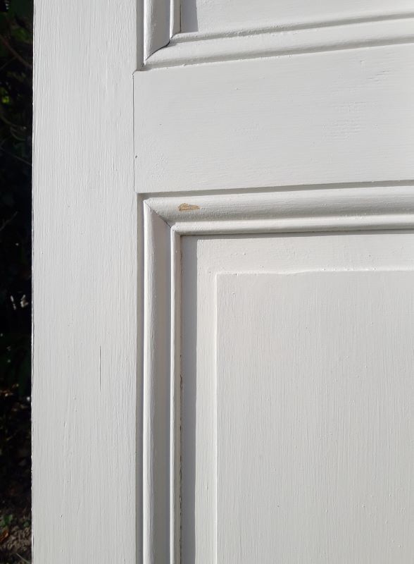 Old translucent glazed communication door 82.5x214.2cm (2)