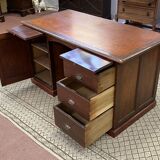 Flat mahogany desk early 20th century