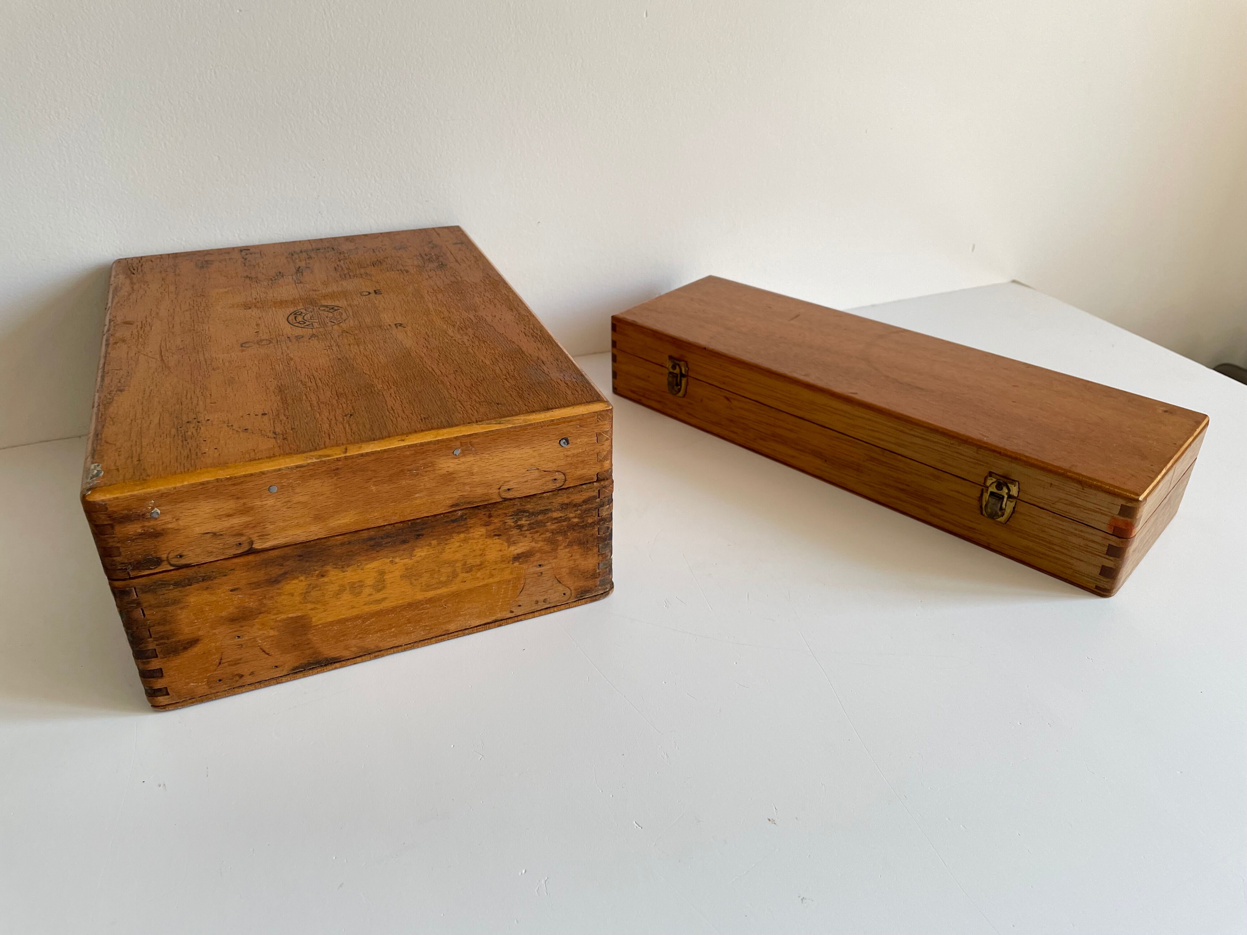 2 boxes in roch wood