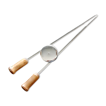 Ice tongs with a bamboo handle, 1960s