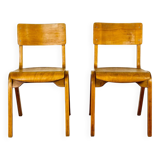 2 chaises d’écolier 1960