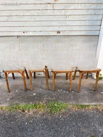 (Set of) 4 Baumann bistro chairs
