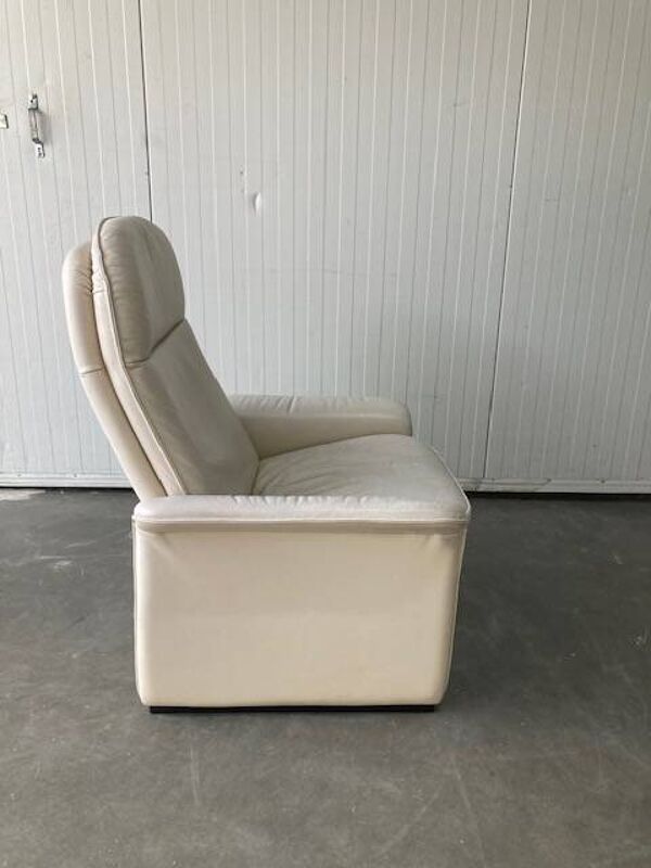 Exceptionnelle et rare paire de chaises longues réglables De Sede DS-50