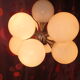 Lampadaire spoutnik à 9 feux chrome et opaline  space age année 70