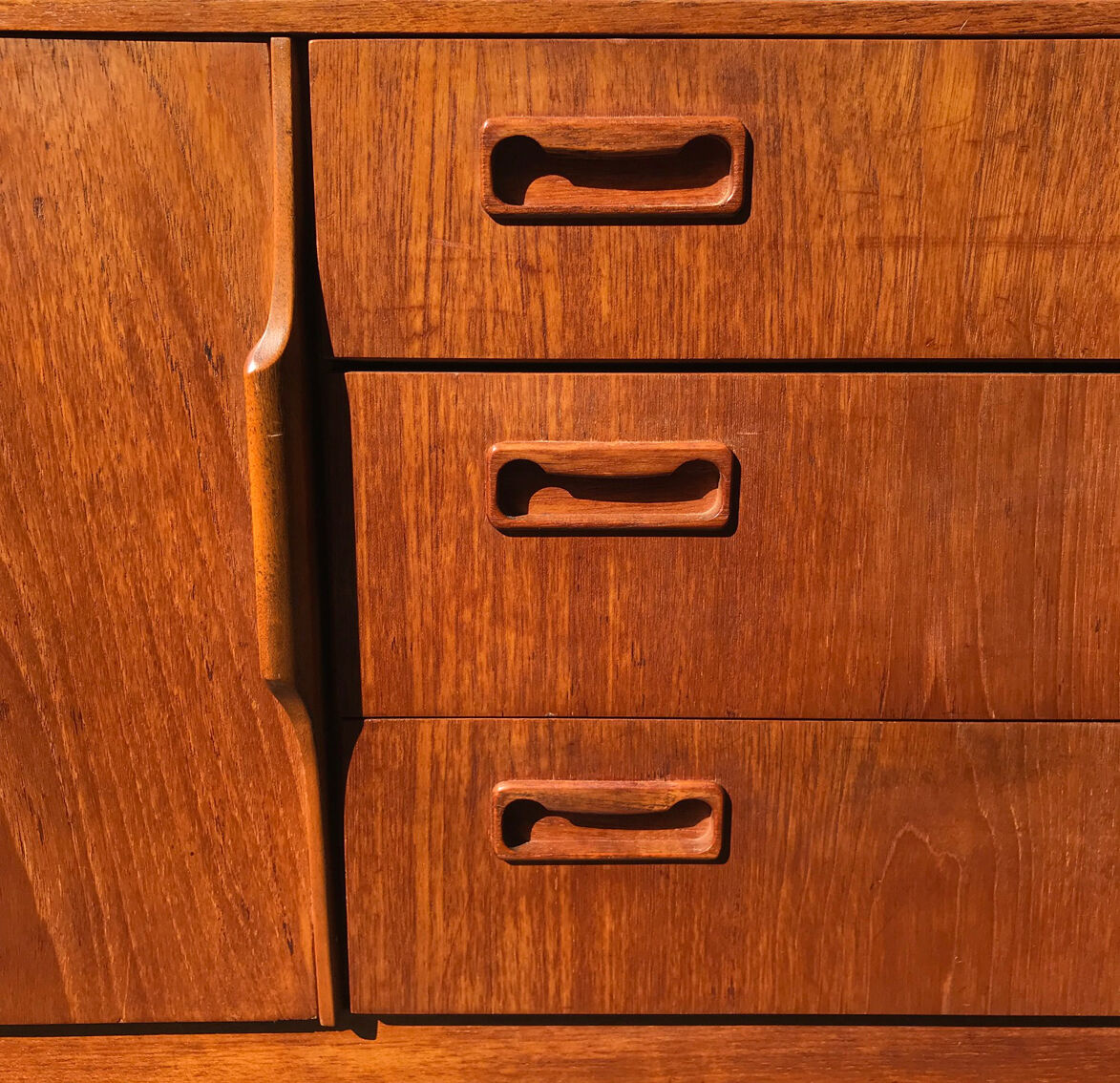 Teak sideboard, Scandinavian design from the 1960s