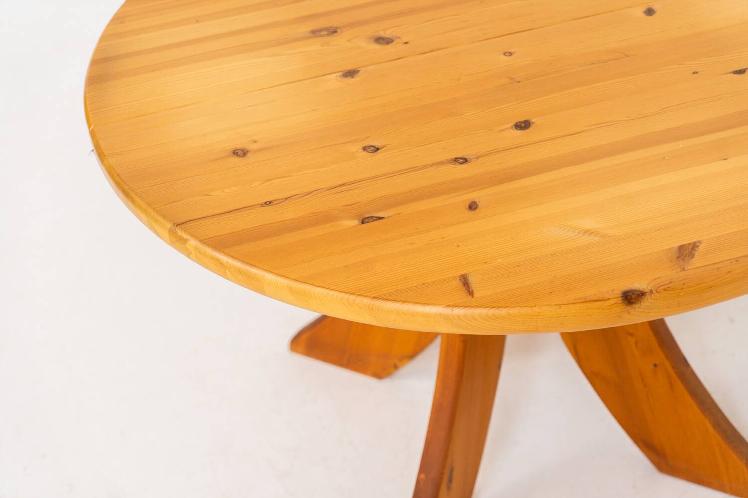 Dining set in pine with 4 chairs by Vamdrup