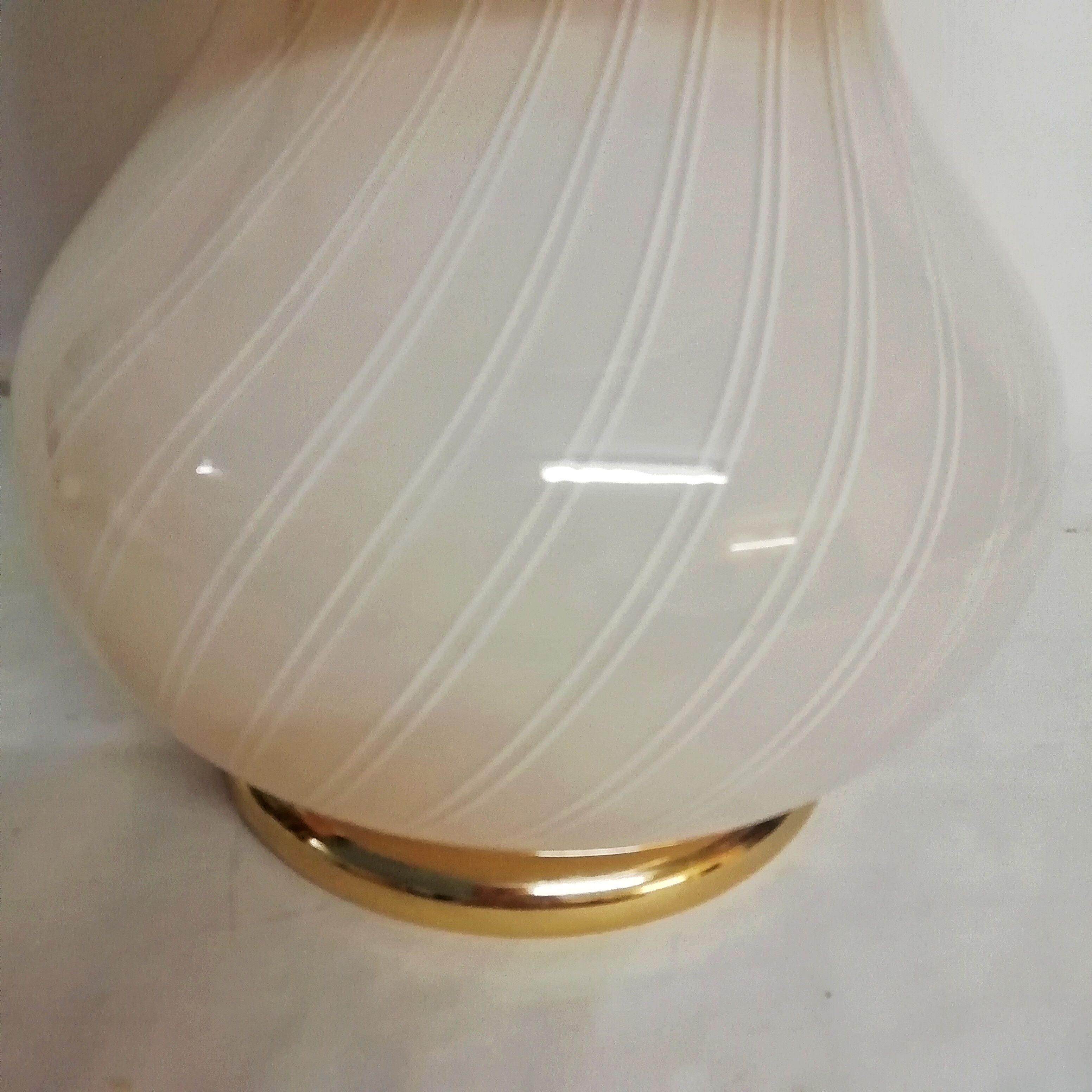 Murano glass table lamp