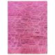 Handknotted Moroccan Design Pink Tulu Rug. 100% Wool. Modern Turkish Carpet