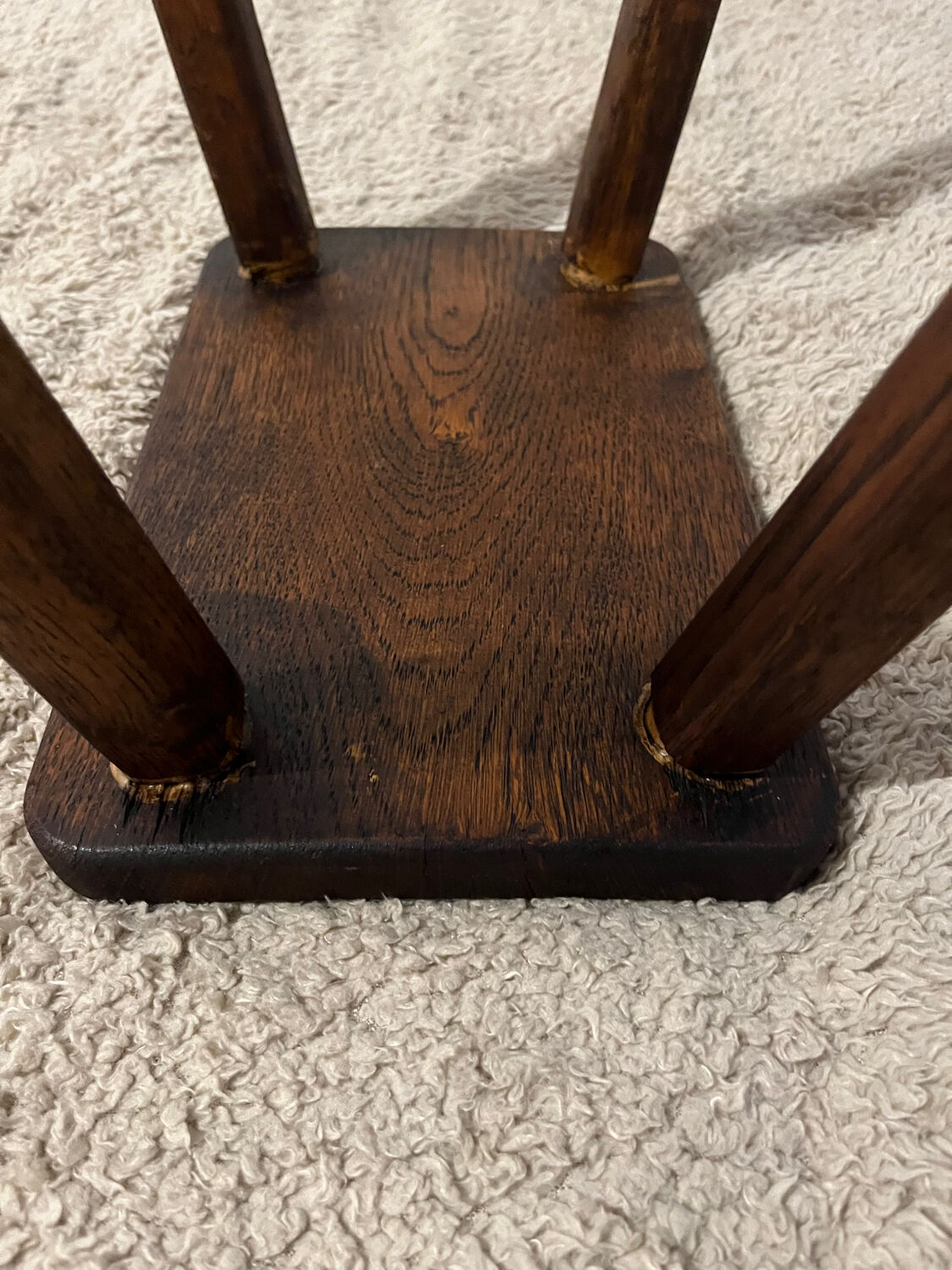 Wooden stool or small bench