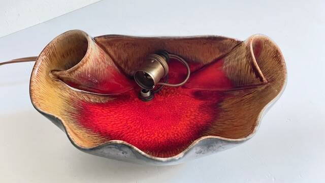 Lampe coquillage vallauris vintage