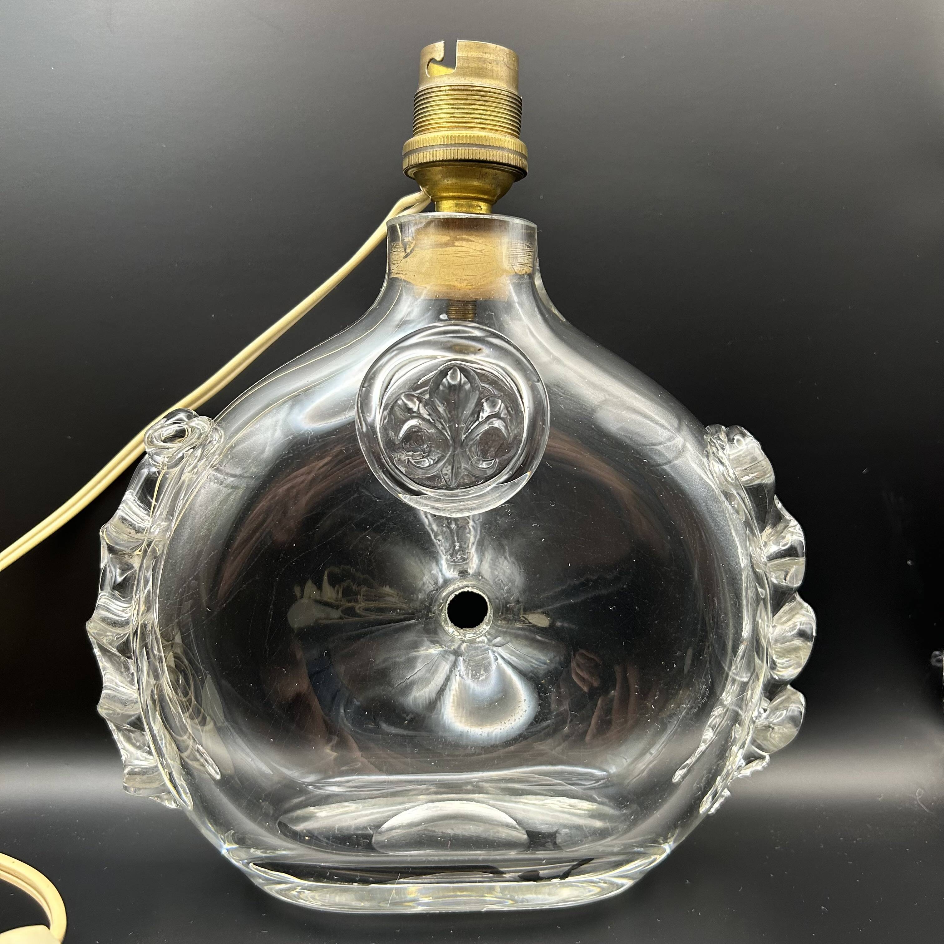 Daum France lamp fleur de lys model