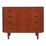 Teak chest of drawers, Danish design, 1970s, production: Denmark