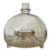Vase vintage en verre soufflé