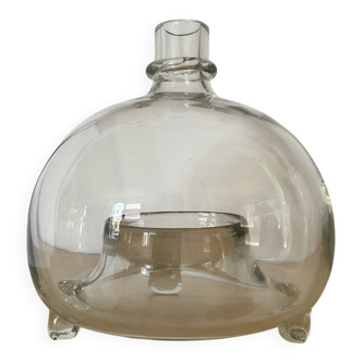 Vase vintage en verre soufflé