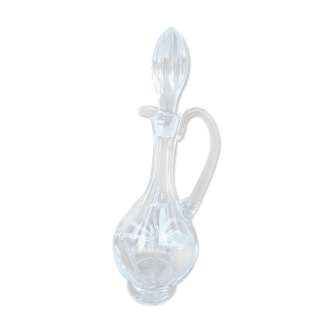 Cut crystal carafe