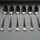Christofle - 6 tablespoons / desserts silver metal model Printania - 20.2 cm