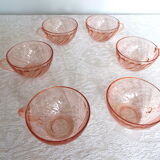 6 tasses rosaline