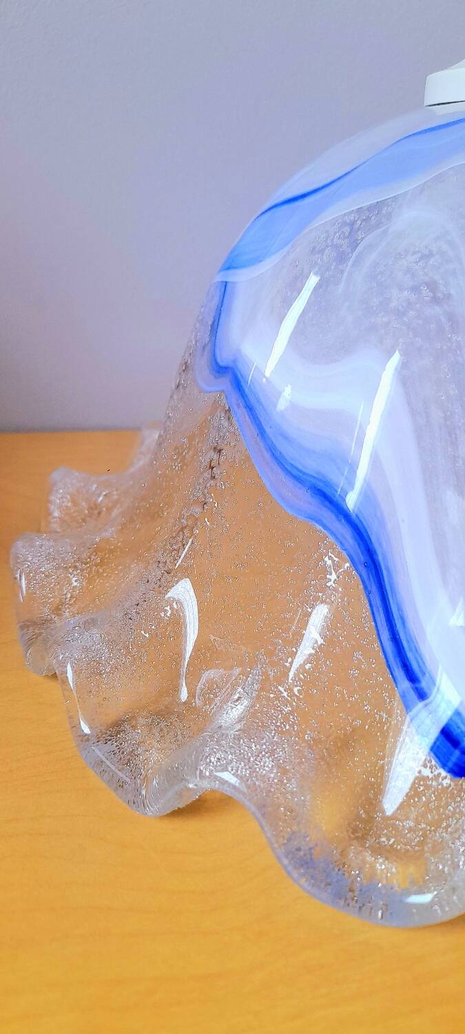 Murano blown glass jellyfish pendant light