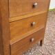 Commode meuble à tiroirs pied compas vintage- 1950s