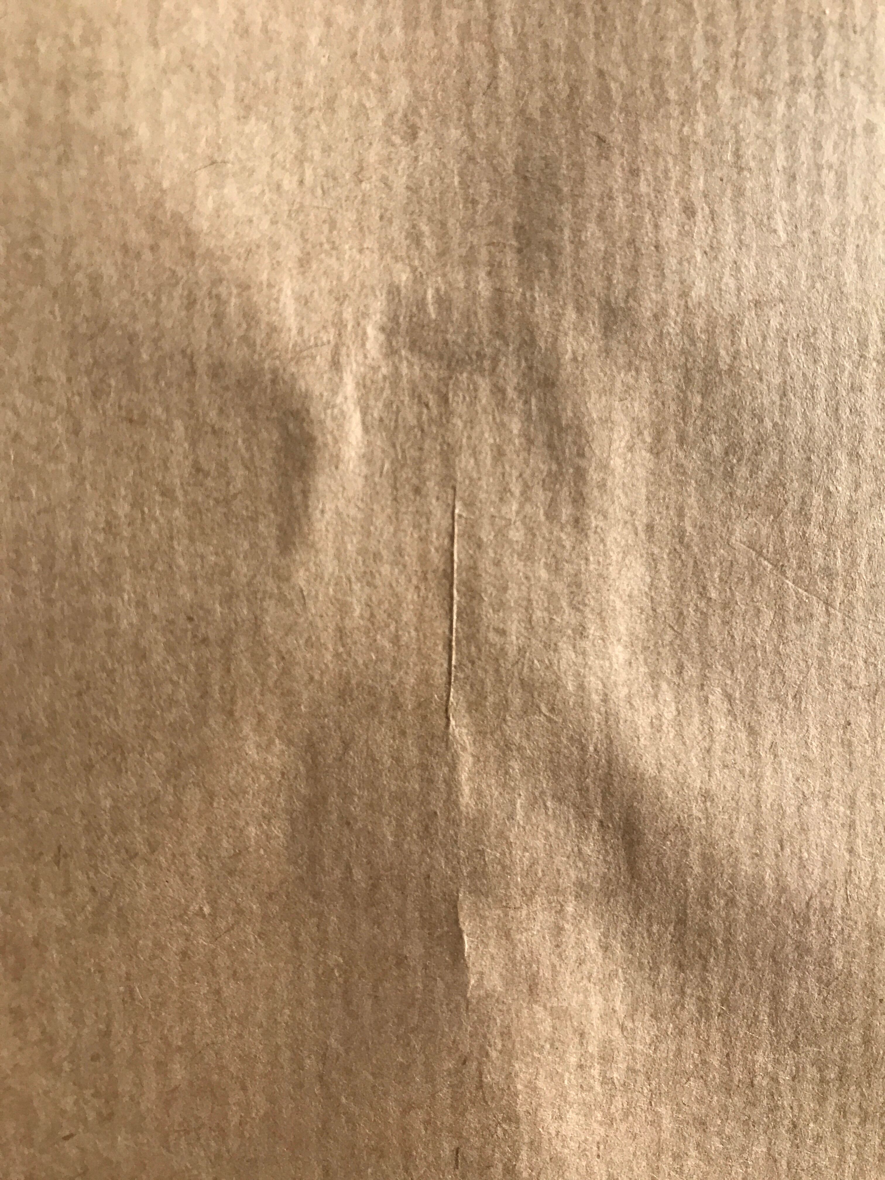 Original poster on kraft paper by Eduardo CHILLIDA, Museo de arte abstracto, 1980