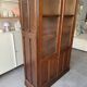 Old glass cabinet, vintage bookshelf, display case, cabinet, pharmacy.