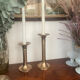 Pair of vintage brass candlesticks