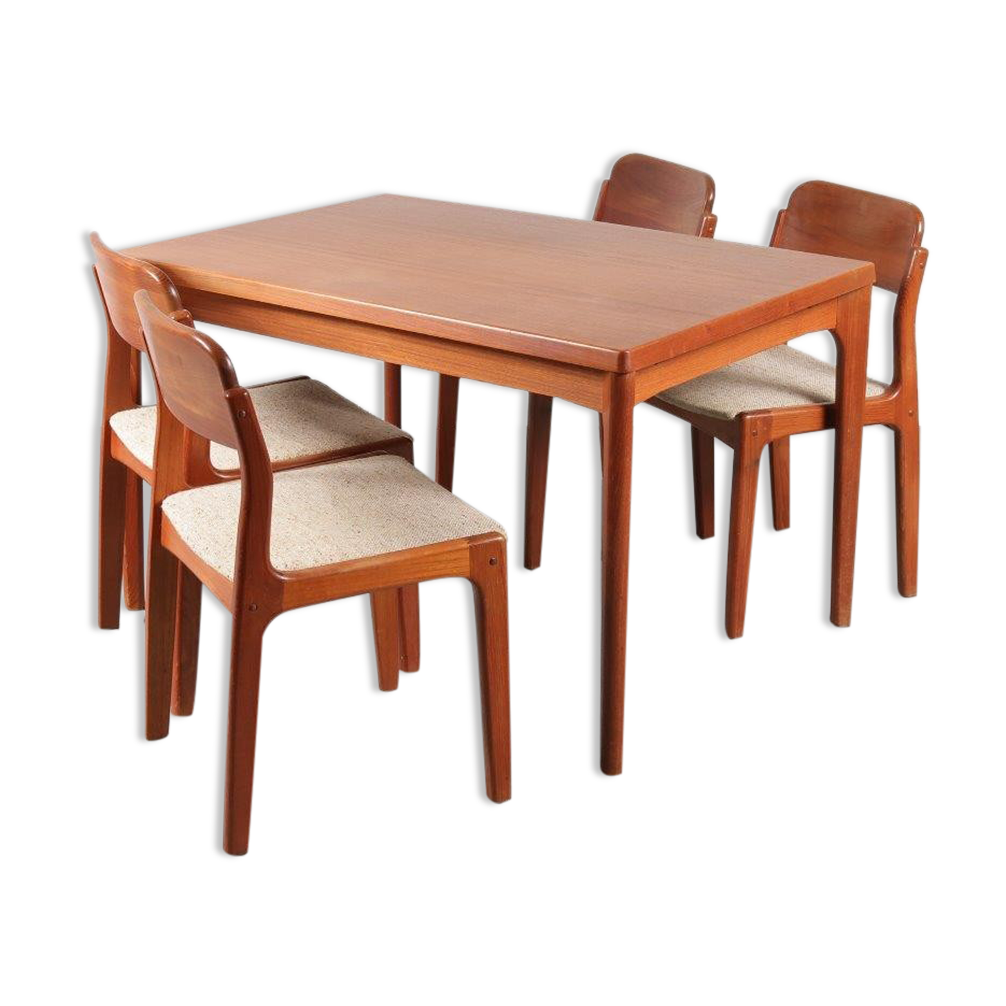 All dining room Scandinavian by Henning Kjaernulf for Vejle Stole