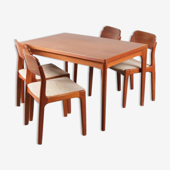 All dining room Scandinavian by Henning Kjaernulf for Vejle Stole