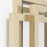 Miroir sculptural en laiton - Philippe Jean