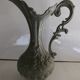 Large vintage pewter jug 92% Art Deco floral