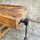 Old workbench Ott beech kitchen island or side table