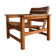 Massive wooden chair 1970