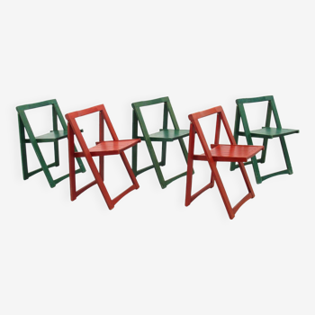 Vintage Folding Chairs, China, 1970s