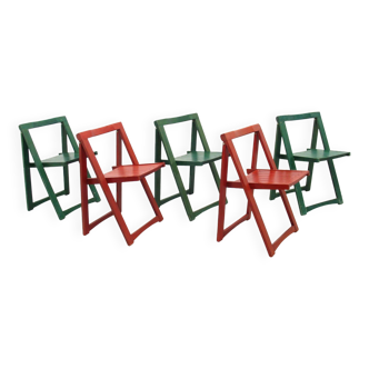 Vintage Folding Chairs, China, 1970s