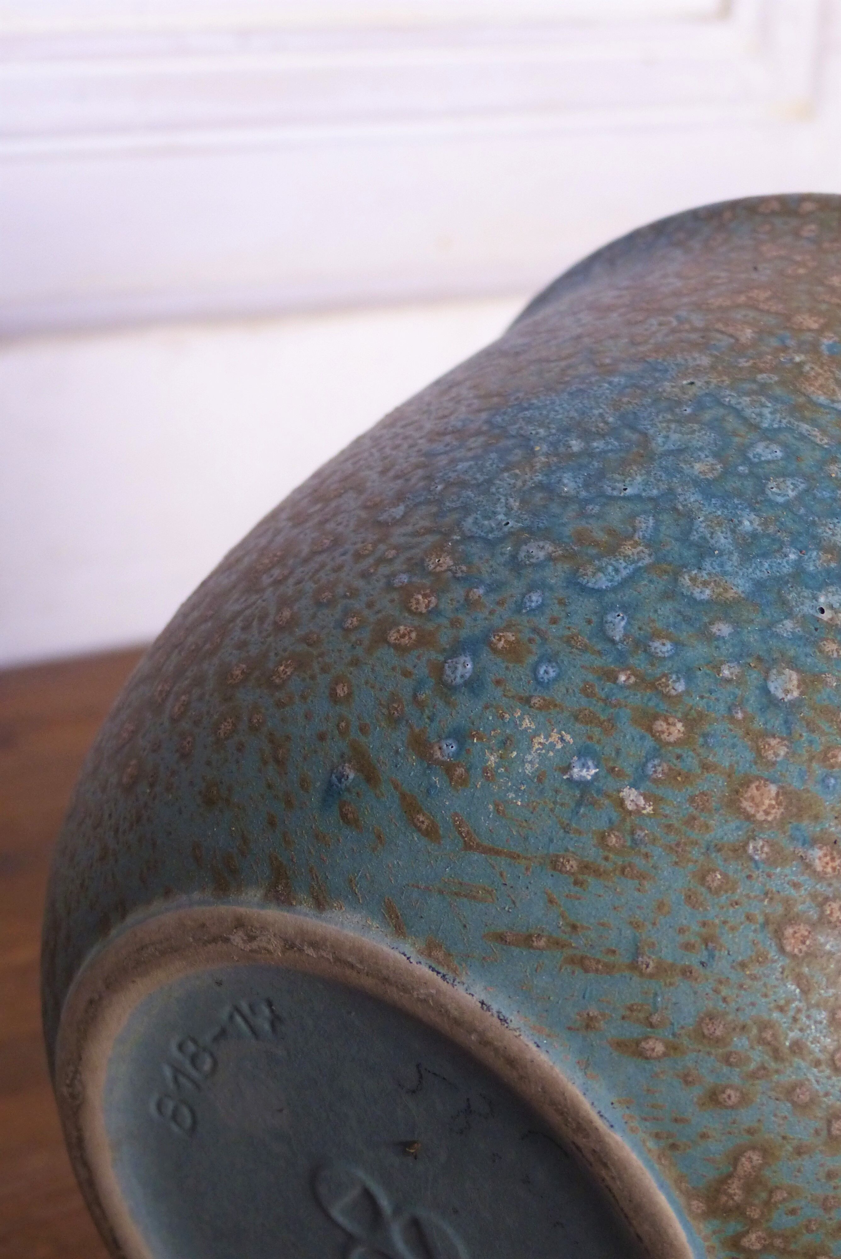 West Germany vintage ceramic pot cover