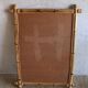Miroir croix en bambou vintage
