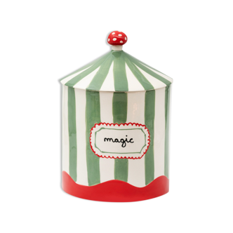 Ceramic earthenware box