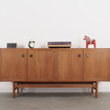 Enfilade en frêne, design danois, années 1970, Danemark