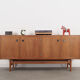 Enfilade en frêne, design danois, années 1970, Danemark