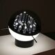 Space Age sculptural globe-shaped table lamp by Gaetano Missaglia, Italy, 1970s