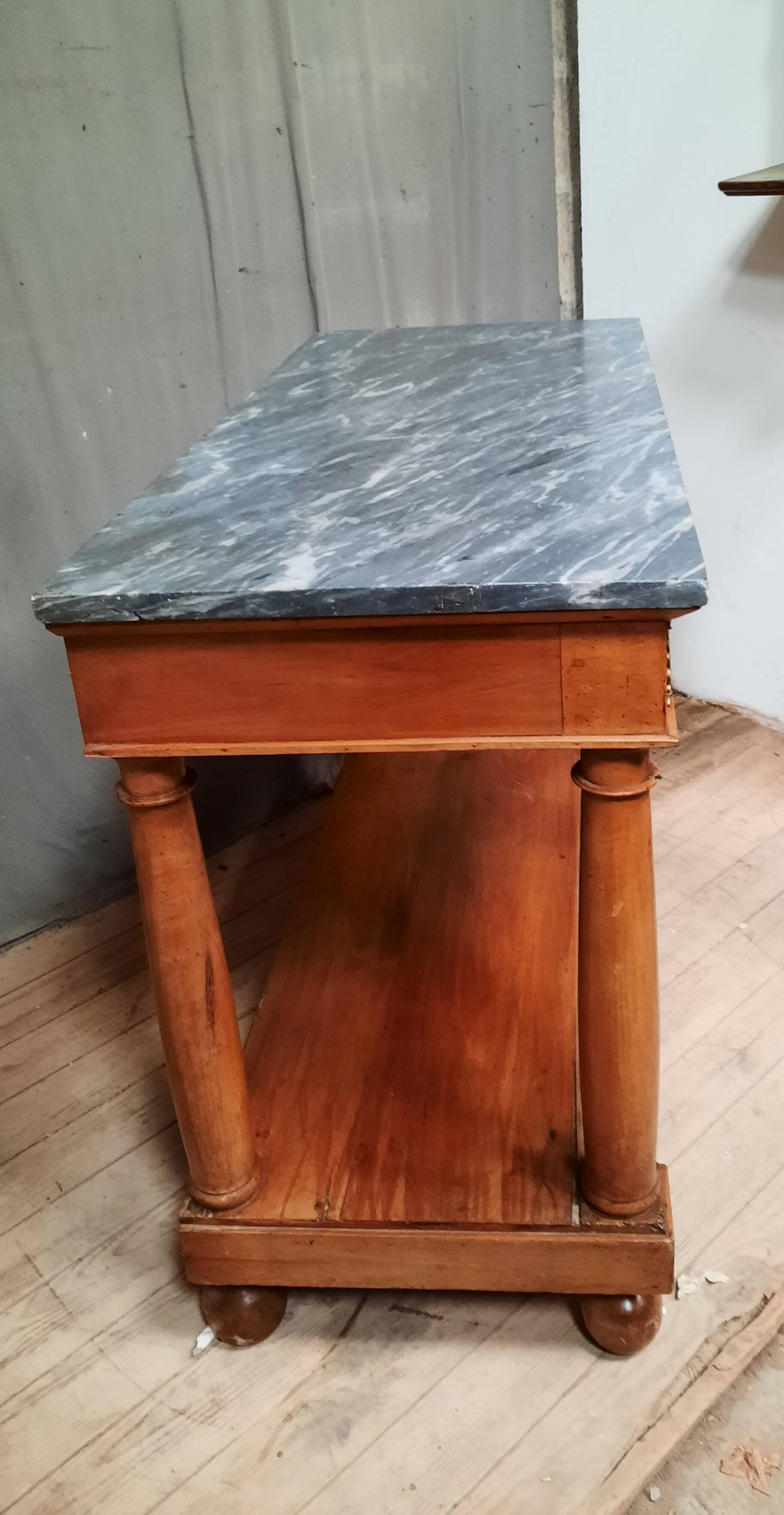 Console empire à colonnes